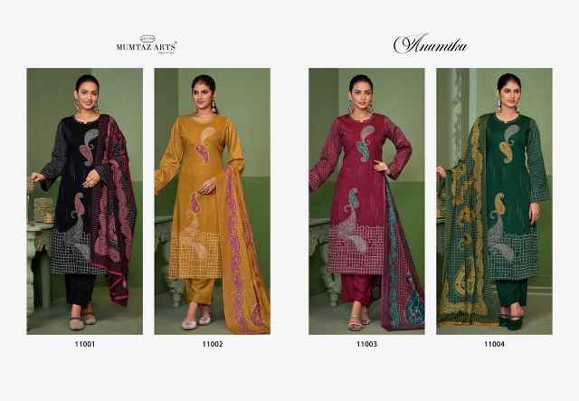 Mumtaz Arts Anamika Jam Silk Salwar Kameez Wholesale Price ( 4 Pcs Catalog )