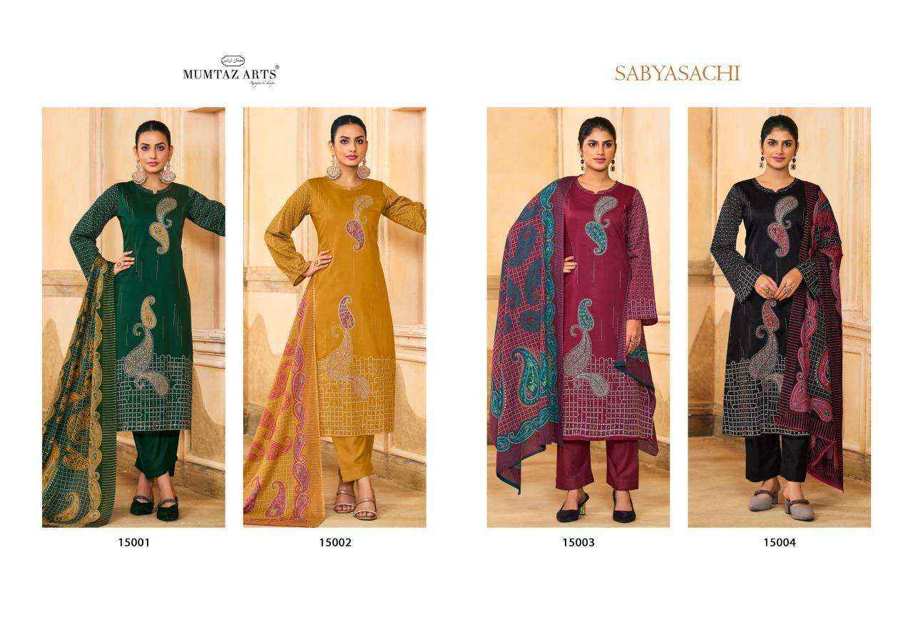 Mumtaz Arts Sabyasachi Jam Silk Salwar Kameez Wholesale Price ( 4 Pcs Catalog )