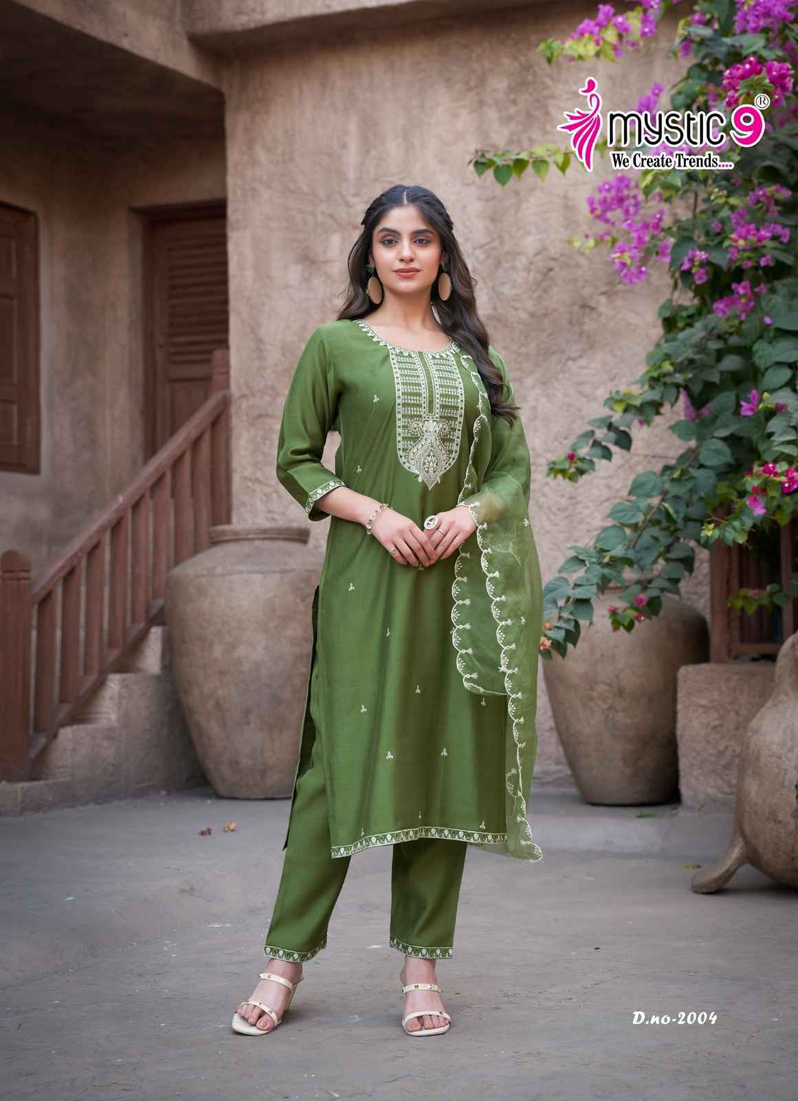 Mystic 9 Flora Vol 2 Viscouse Kurti Combo Wholesale Price ( 8 Pcs Catalog )