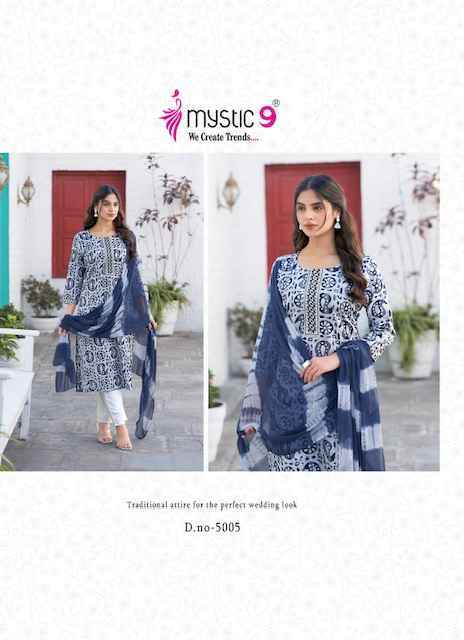 Mystic 9 Nisha Vol 5 Cotton Readymade Kurti Wholesale Price ( 8 Pcs Catalog )