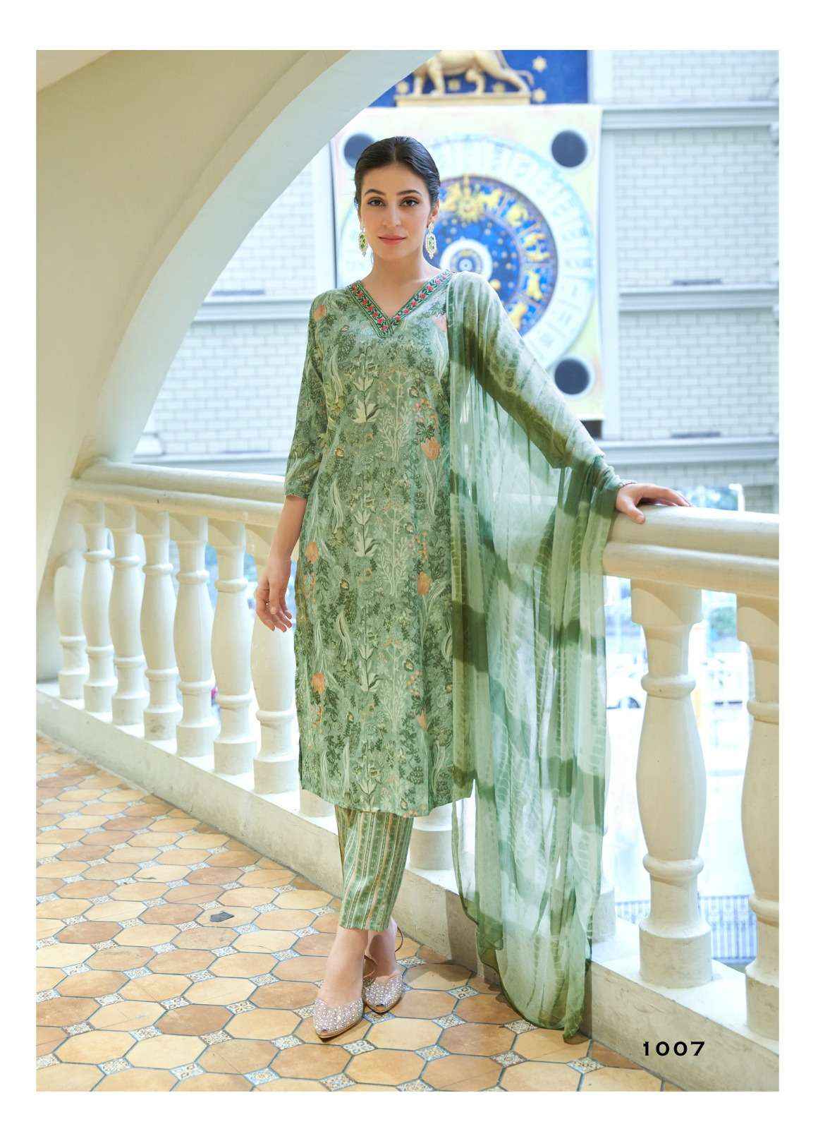 Mystic 9 Padma Vol 1 Readymade Kurti Pant Dupatta Set Wholesale Price ( 8 Pcs Catalog )