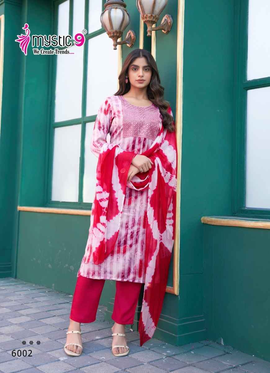 Mystic 9 Rubina Vol 6 Rayon Kurti Combo 6 pcs Catalogue
