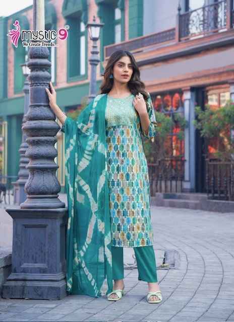 Mystic 9 Rubina Vol 6 Rayon Kurti Combo 6 pcs Catalogue