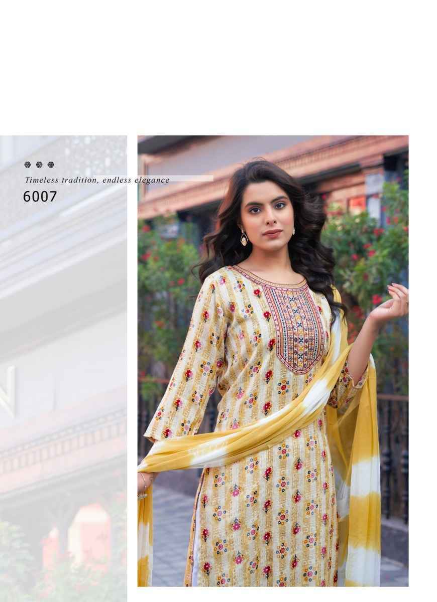 Mystic 9 Rubina Vol 6 Rayon Kurti Combo 6 pcs Catalogue