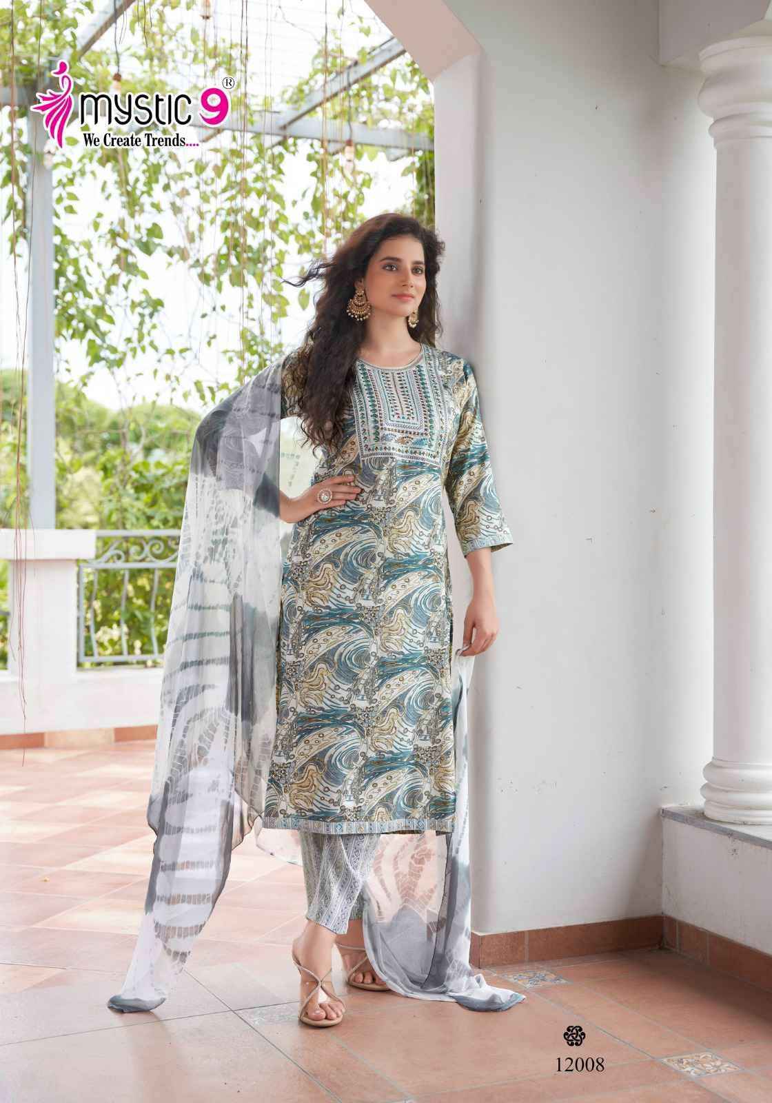 Mystic 9 Shagun Vol 12 Latest Catalogue Readymade Suits ( 8 Pcs Catalogue )