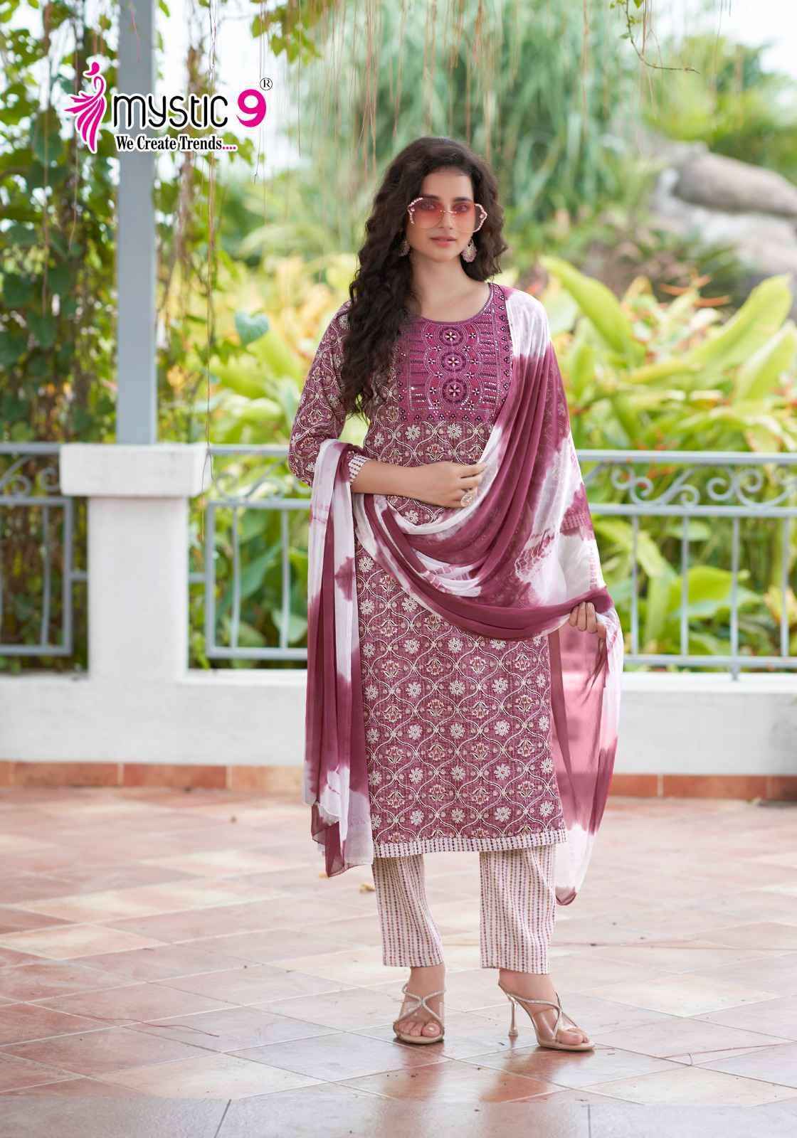 Mystic 9 Shagun Vol 12 Latest Catalogue Readymade Suits ( 8 Pcs Catalogue )