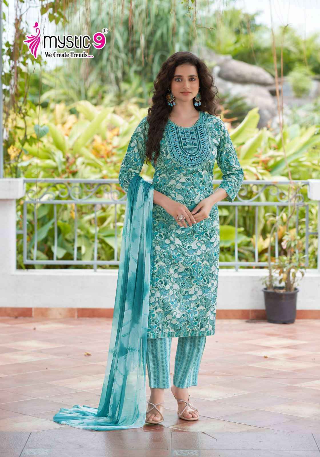 Mystic 9 Shagun Vol 12 Latest Catalogue Readymade Suits ( 8 Pcs Catalogue )
