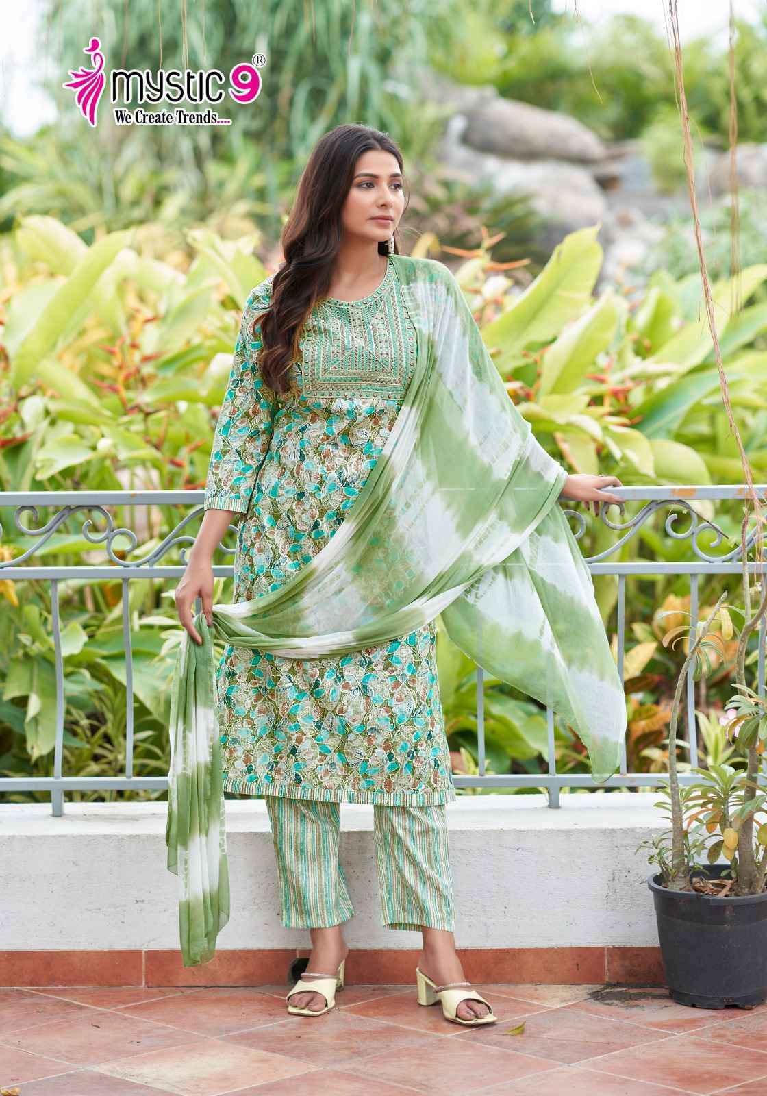 Mystic 9 Shagun Vol 12 Latest Catalogue Readymade Suits ( 8 Pcs Catalogue )