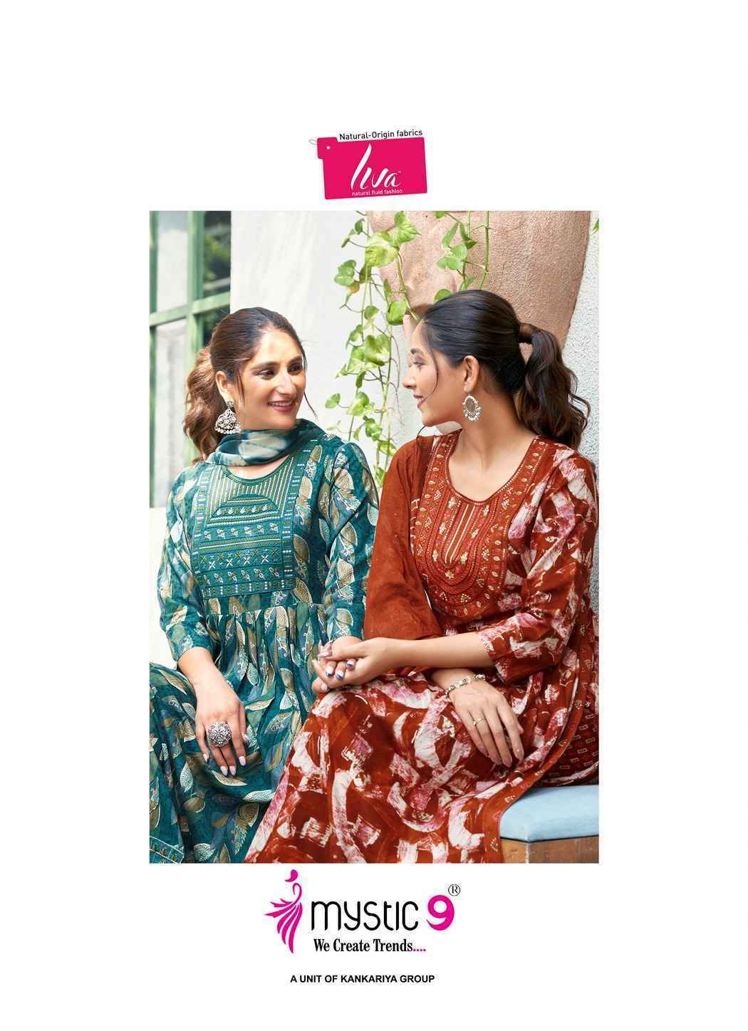 Mystic 9 Simran Vol 7 Rayon Readymade Kurti Wholesale Price ( 8 Pcs Catalog )