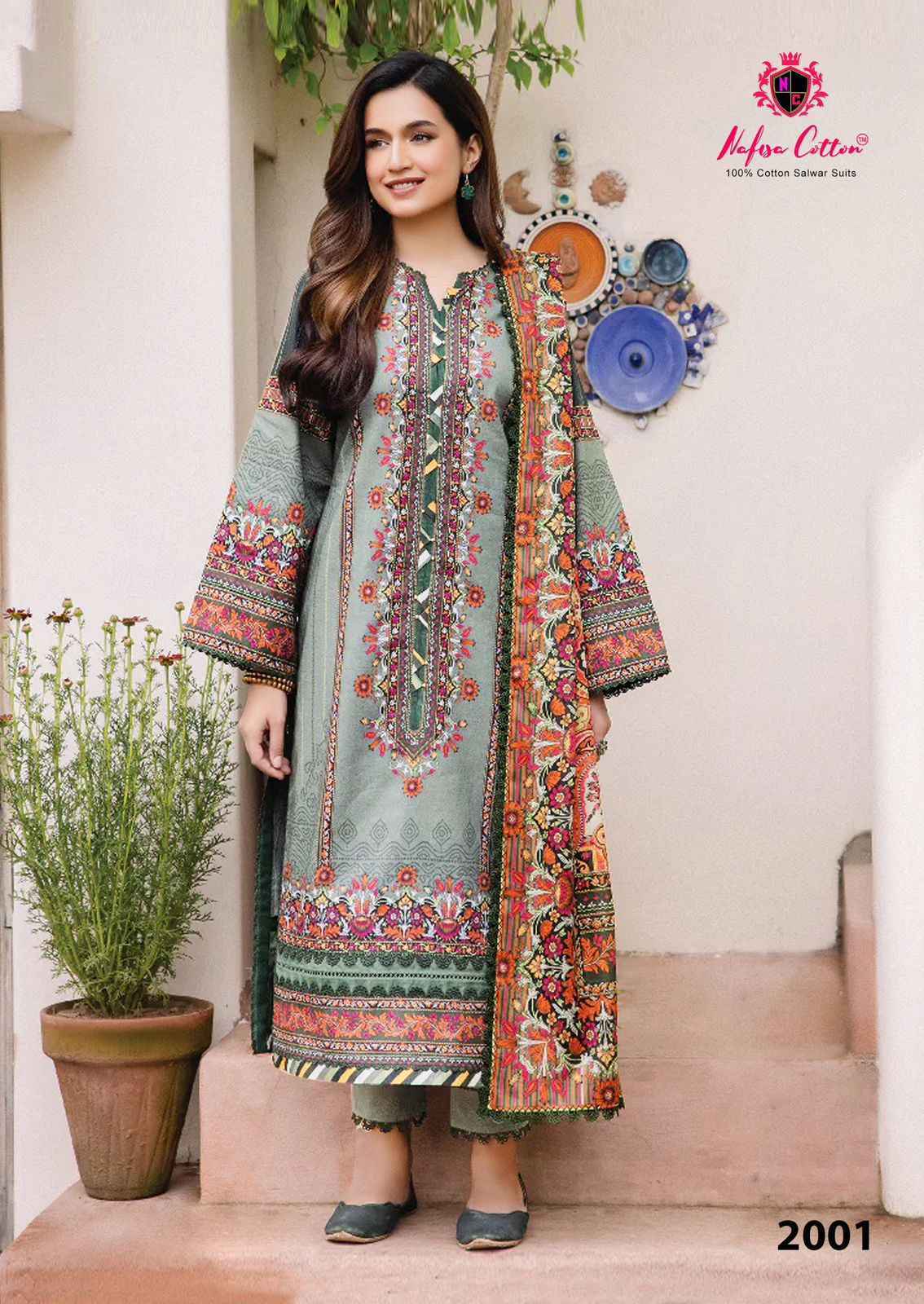Nafisa Cotton Saniya Karachi Suits Vol 2 Pakistani Suit ( 6 pcs Catalogue )