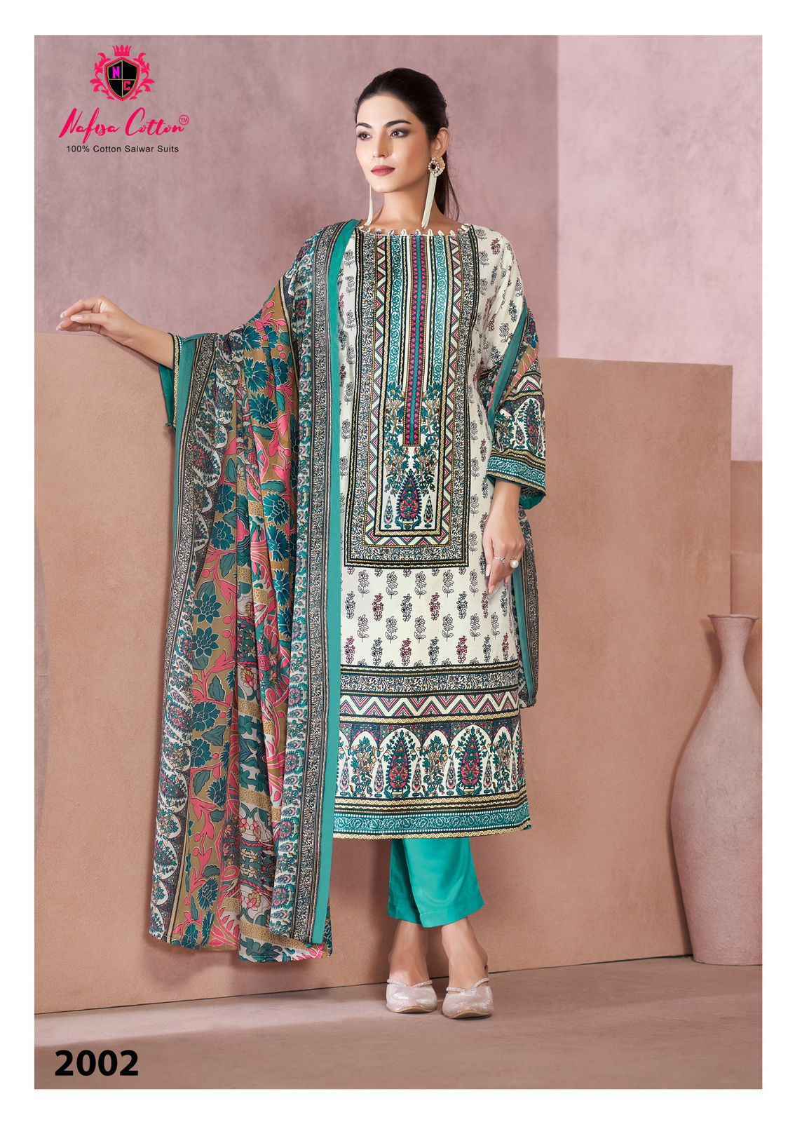 Nafisa Cotton Saniya Karachi Suits Vol 2 Pakistani Suit ( 6 pcs Catalogue )