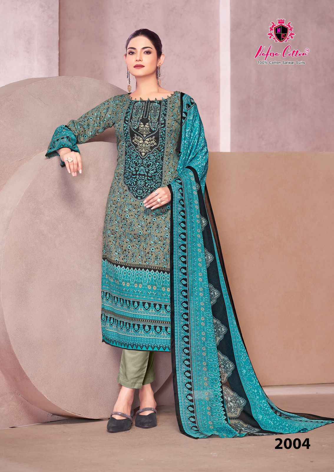 Nafisa Cotton Saniya Karachi Suits Vol 2 Pakistani Suit ( 6 pcs Catalogue )