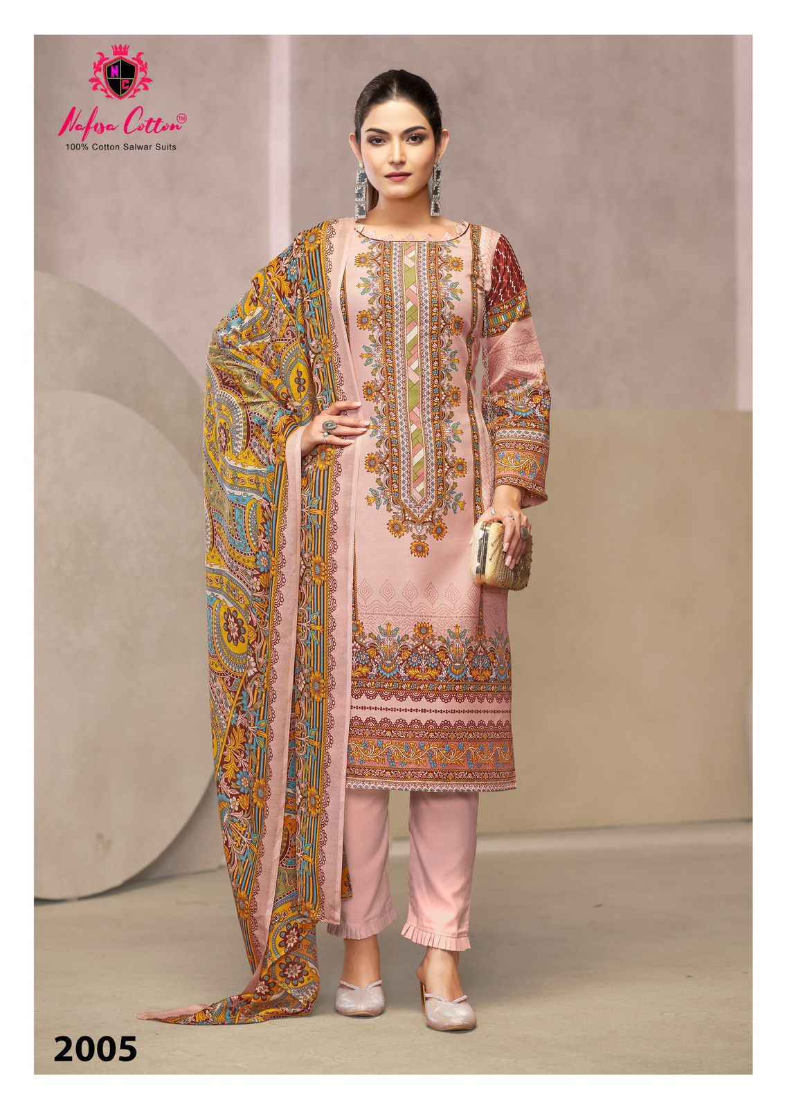 Nafisa Cotton Saniya Karachi Suits Vol 2 Pakistani Suit ( 6 pcs Catalogue )