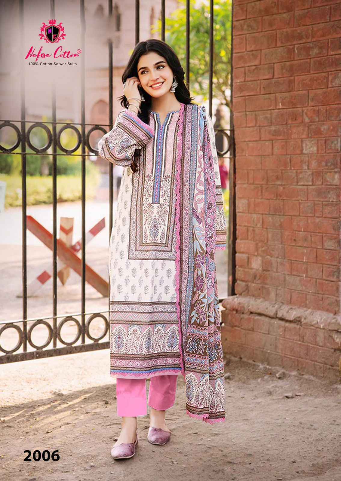 Nafisa Cotton Saniya Karachi Suits Vol 2 Pakistani Suit ( 6 pcs Catalogue )