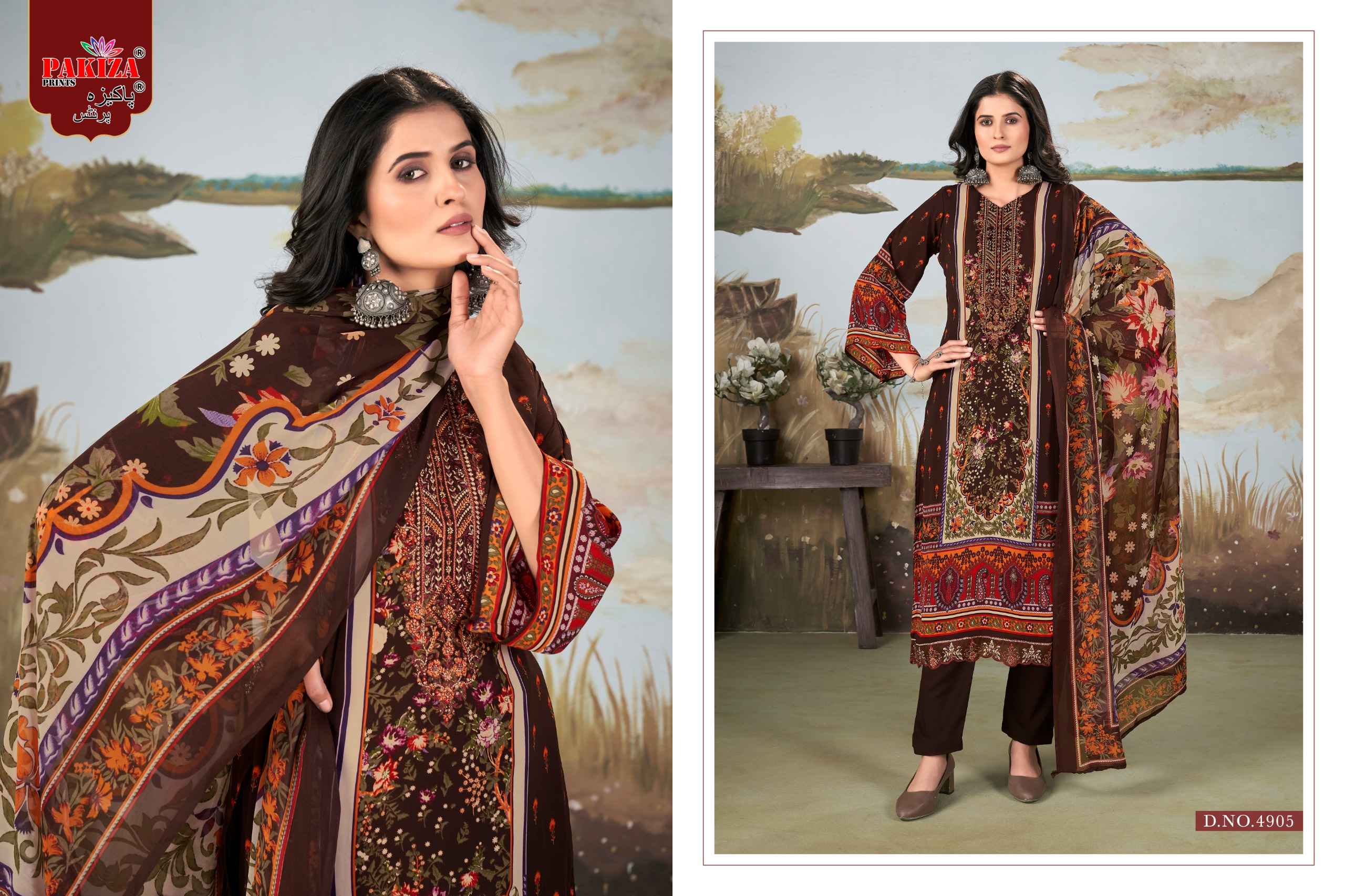 Pakiza Libas E Khaas Vol 49 Wholesale Crepe salwar Kameez ( 10 Pcs Catalogue )