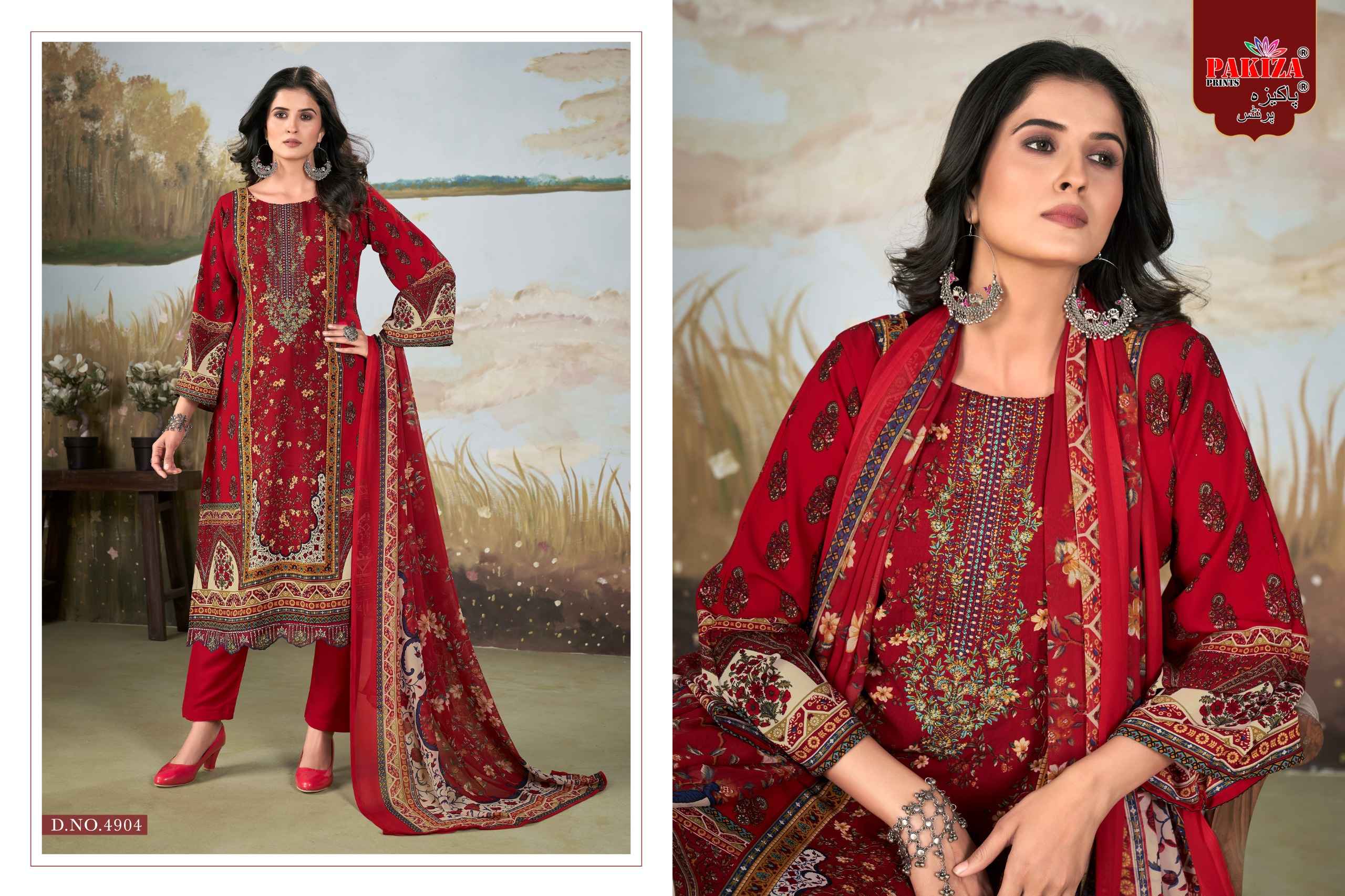 Pakiza Libas E Khaas Vol 49 Wholesale Crepe salwar Kameez ( 10 Pcs Catalogue )