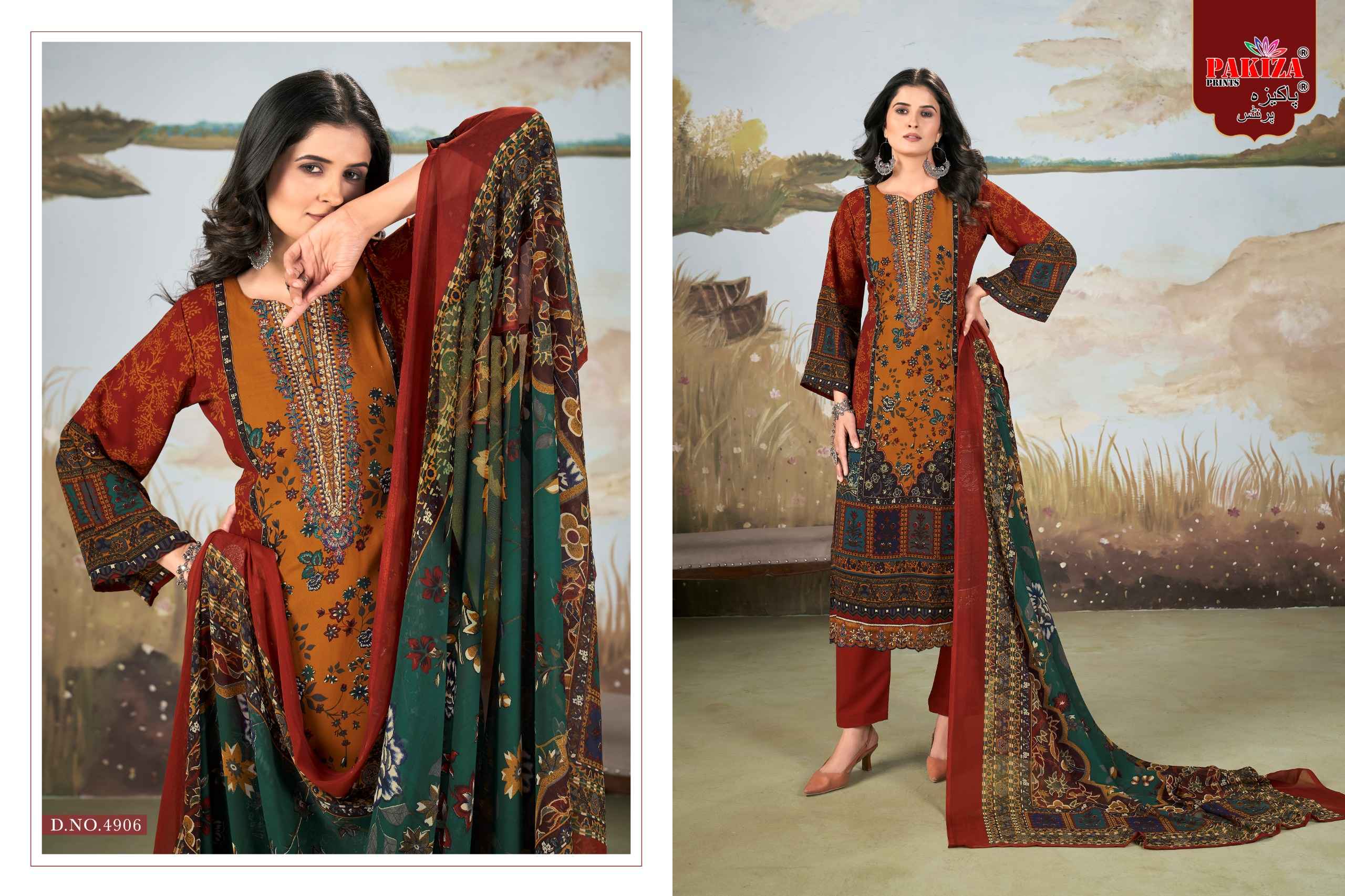 Pakiza Libas E Khaas Vol 49 Wholesale Crepe salwar Kameez ( 10 Pcs Catalogue )