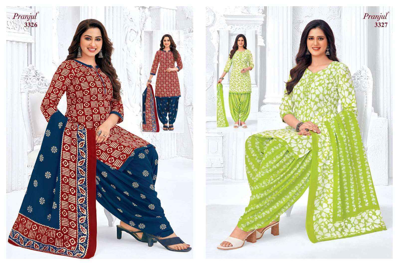 Pranjul Priyanshi Vol 33 Cotton Salwar kameez Wholesale price ( 36 Pcs Catalog )