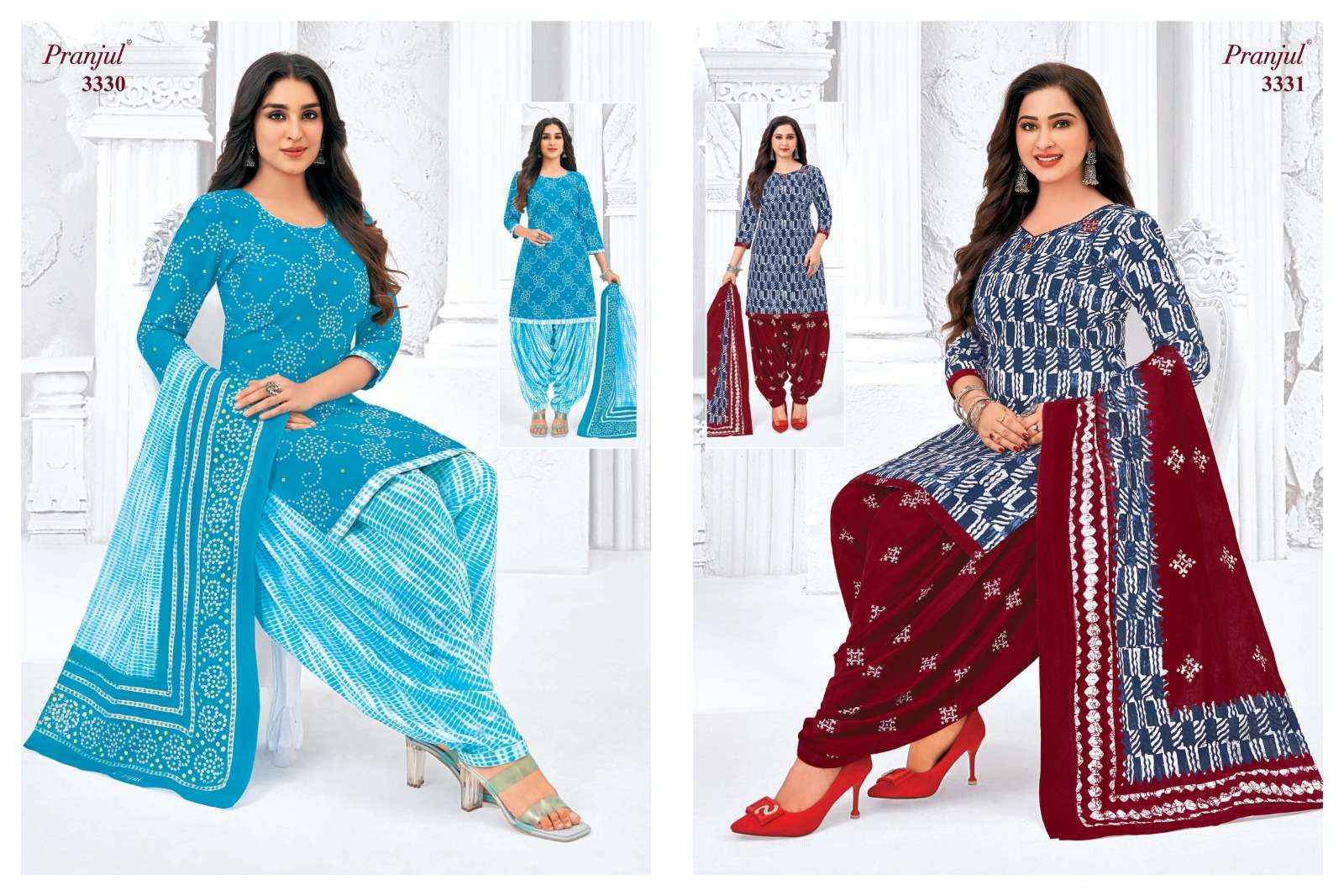 Pranjul Priyanshi Vol 33 Cotton Salwar kameez Wholesale price ( 36 Pcs Catalog )