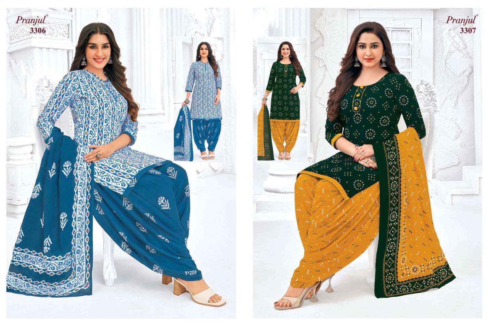 Pranjul Priyanshi Vol 33 Cotton Salwar kameez Wholesale price ( 36 Pcs Catalog )