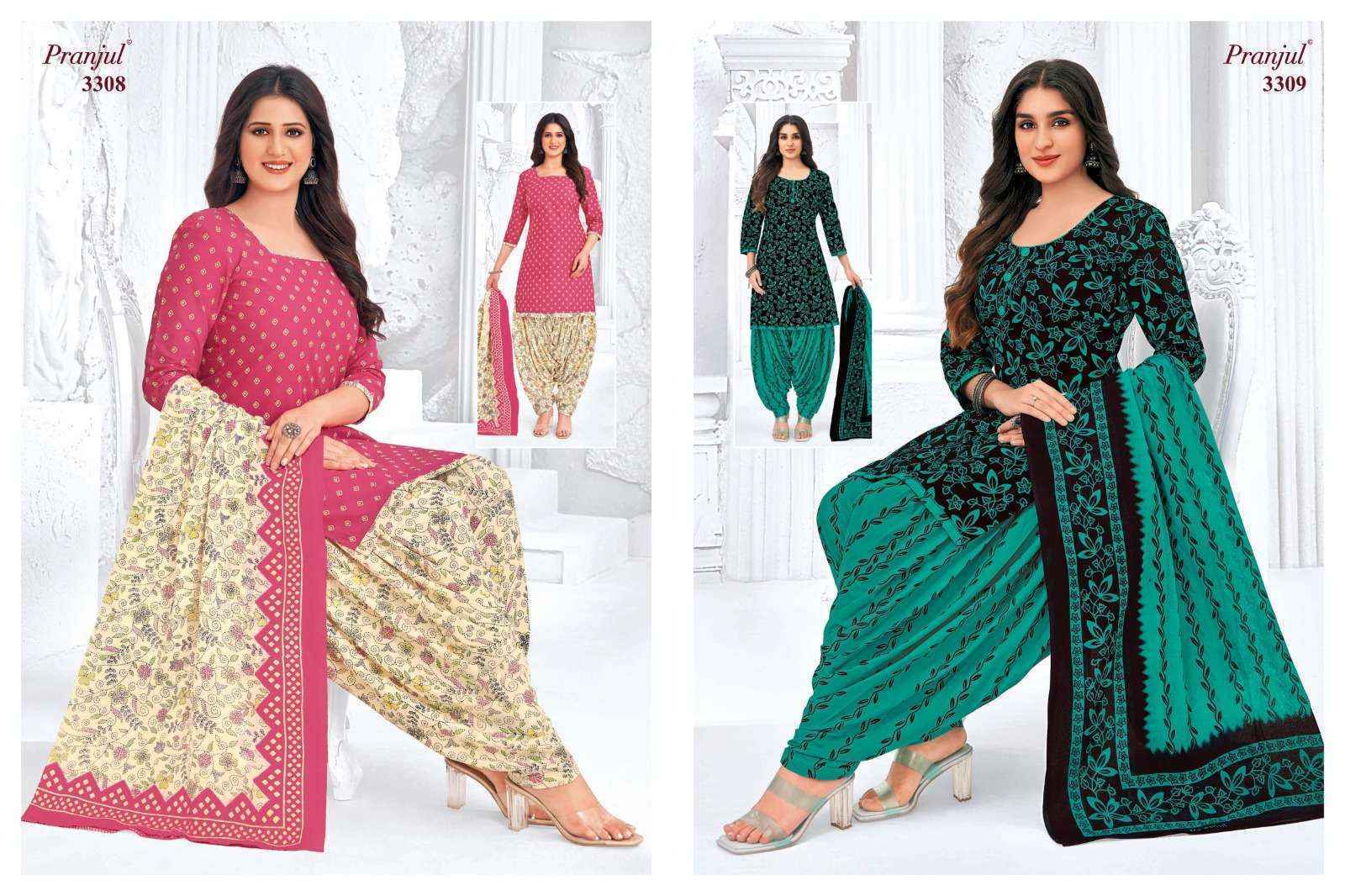 Pranjul Priyanshi Vol 33 Cotton Salwar kameez Wholesale price ( 36 Pcs Catalog )