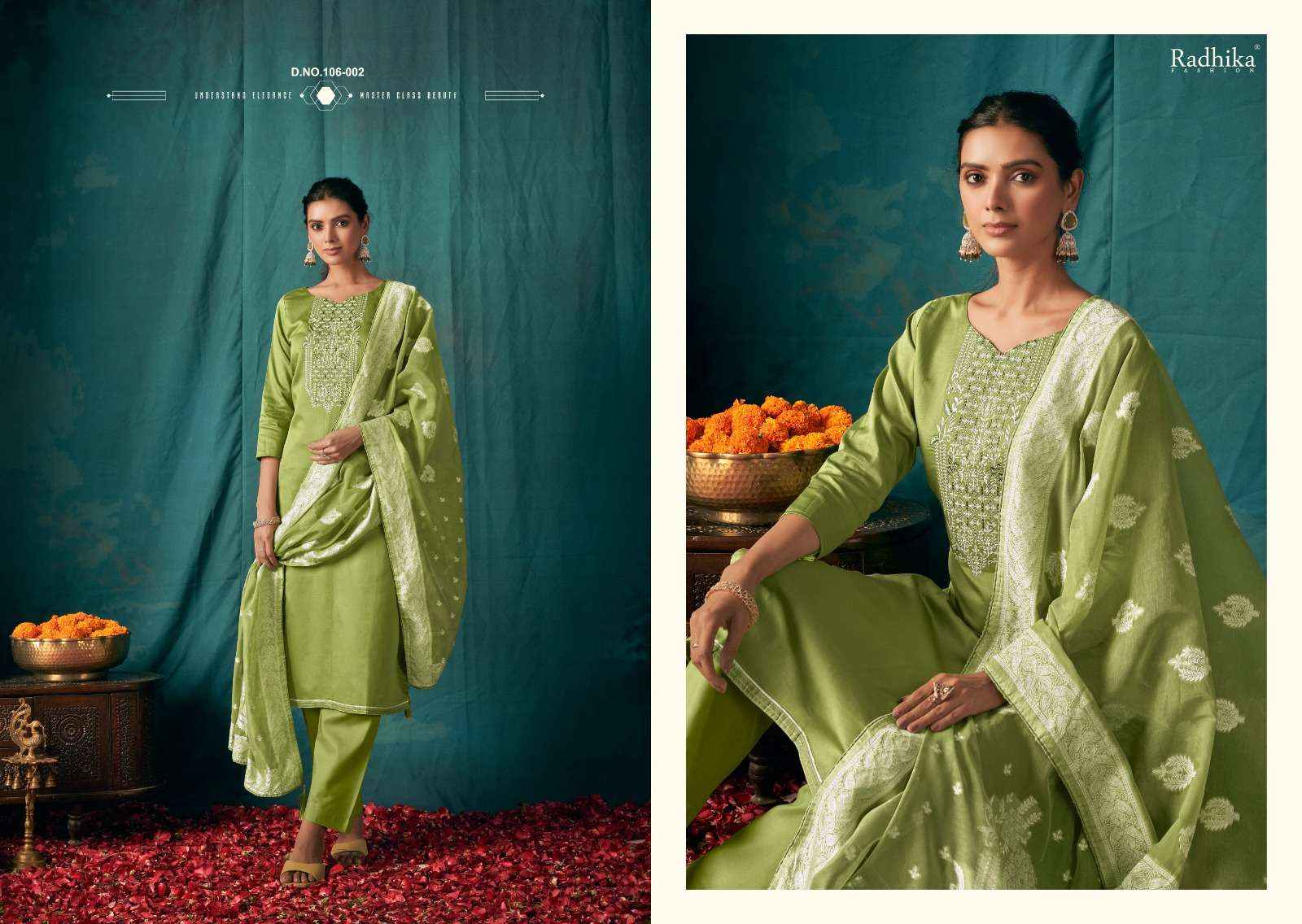 RADHIKA FASHION AZARA CYCLE VOL 3 WHOLESALE JAM COTTON SUITS ( 6 PCS CATALOGUE )