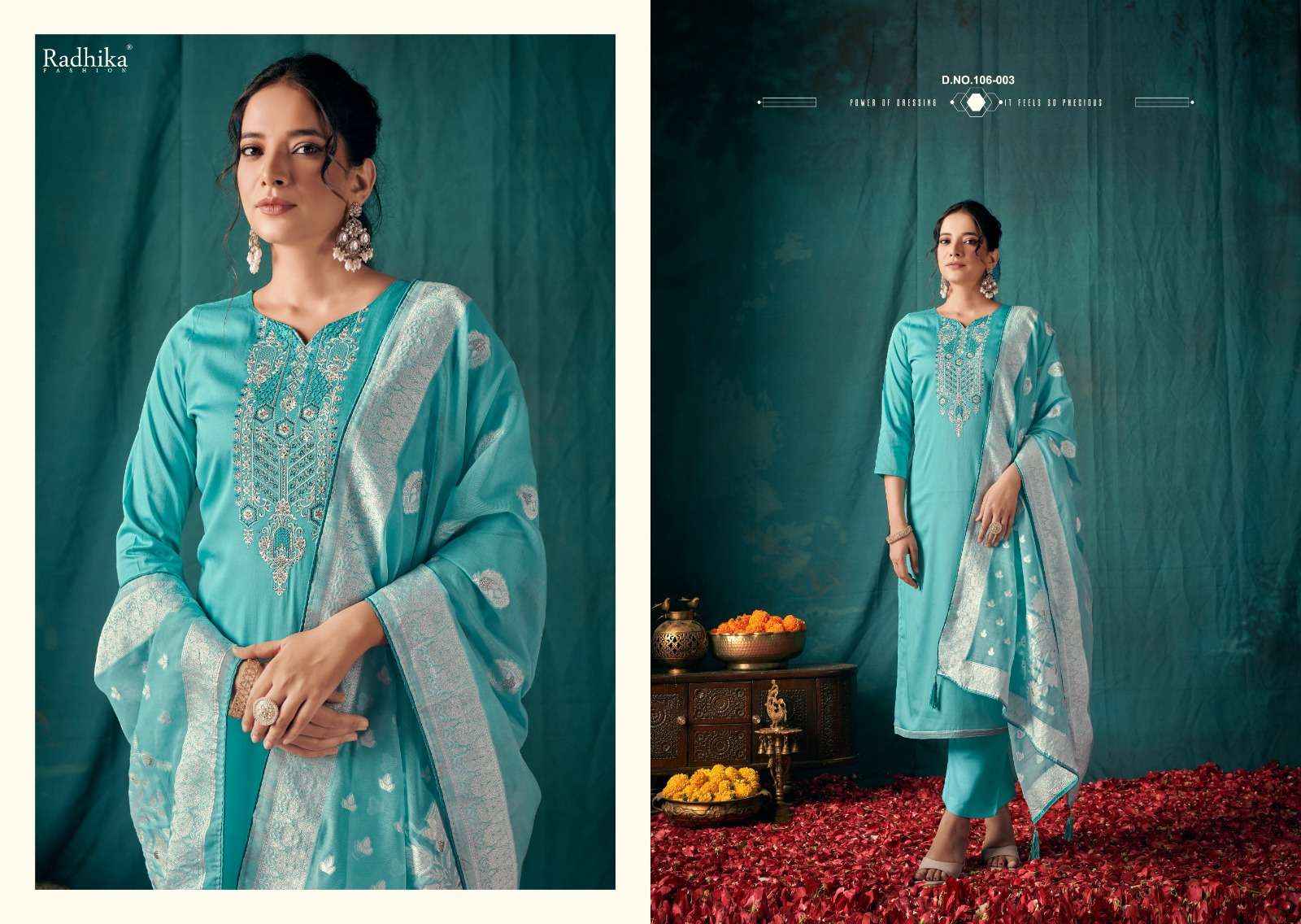 RADHIKA FASHION AZARA CYCLE VOL 3 WHOLESALE JAM COTTON SUITS ( 6 PCS CATALOGUE )