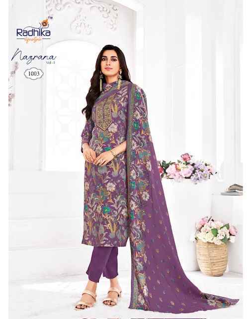 Radhika Lifestyle Nazrana Vol 1 Readymade Jam Satin Wholesale Price ( 6 Pcs Catalog )