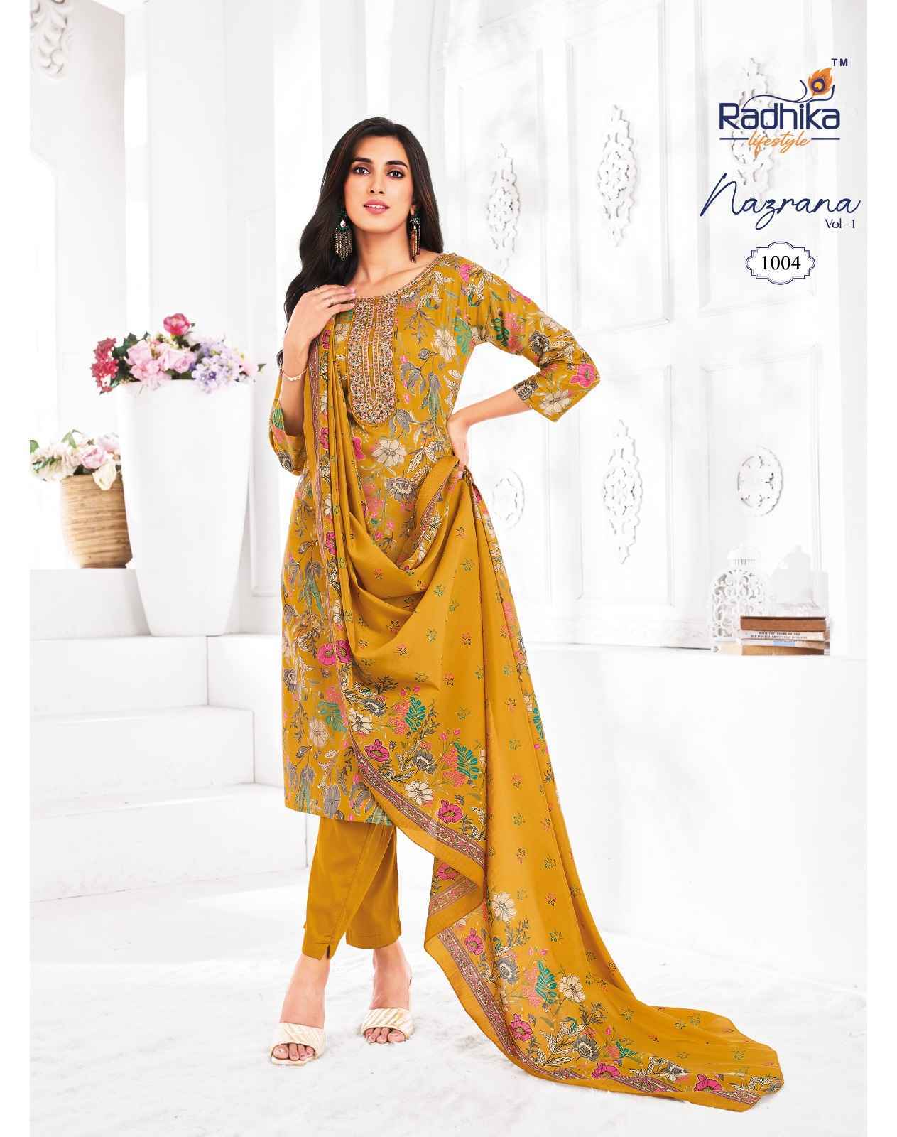 Radhika Lifestyle Nazrana Vol 1 Readymade Jam Satin Wholesale Price ( 6 Pcs Catalog )