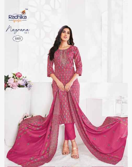 Radhika Lifestyle Nazrana Vol 1 Readymade Jam Satin Wholesale Price ( 6 Pcs Catalog )