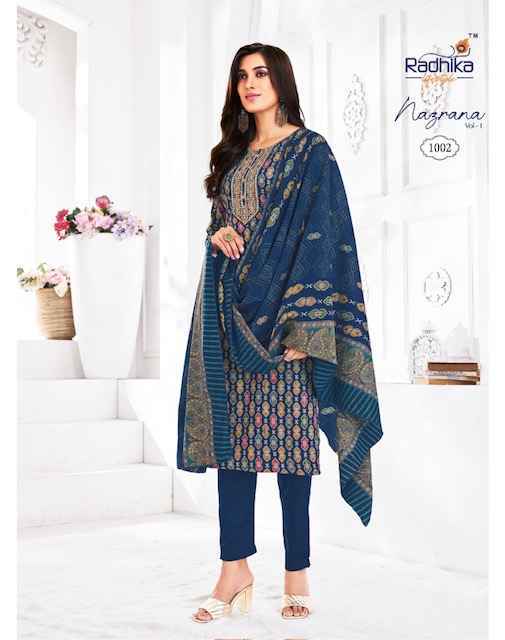 Radhika Lifestyle Nazrana Vol 1 Readymade Jam Satin Wholesale Price ( 6 Pcs Catalog )