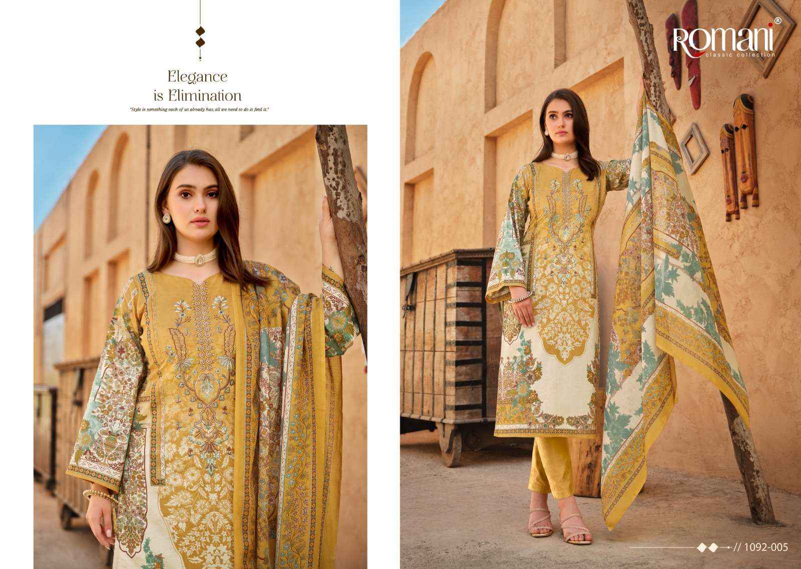 ROMANI AARZU VOL 9 COTTON DIGITAL STYLE PRINT SALWAR KAMEEZ WHOLESALE PRICE ( 8 PCS CATALOG )