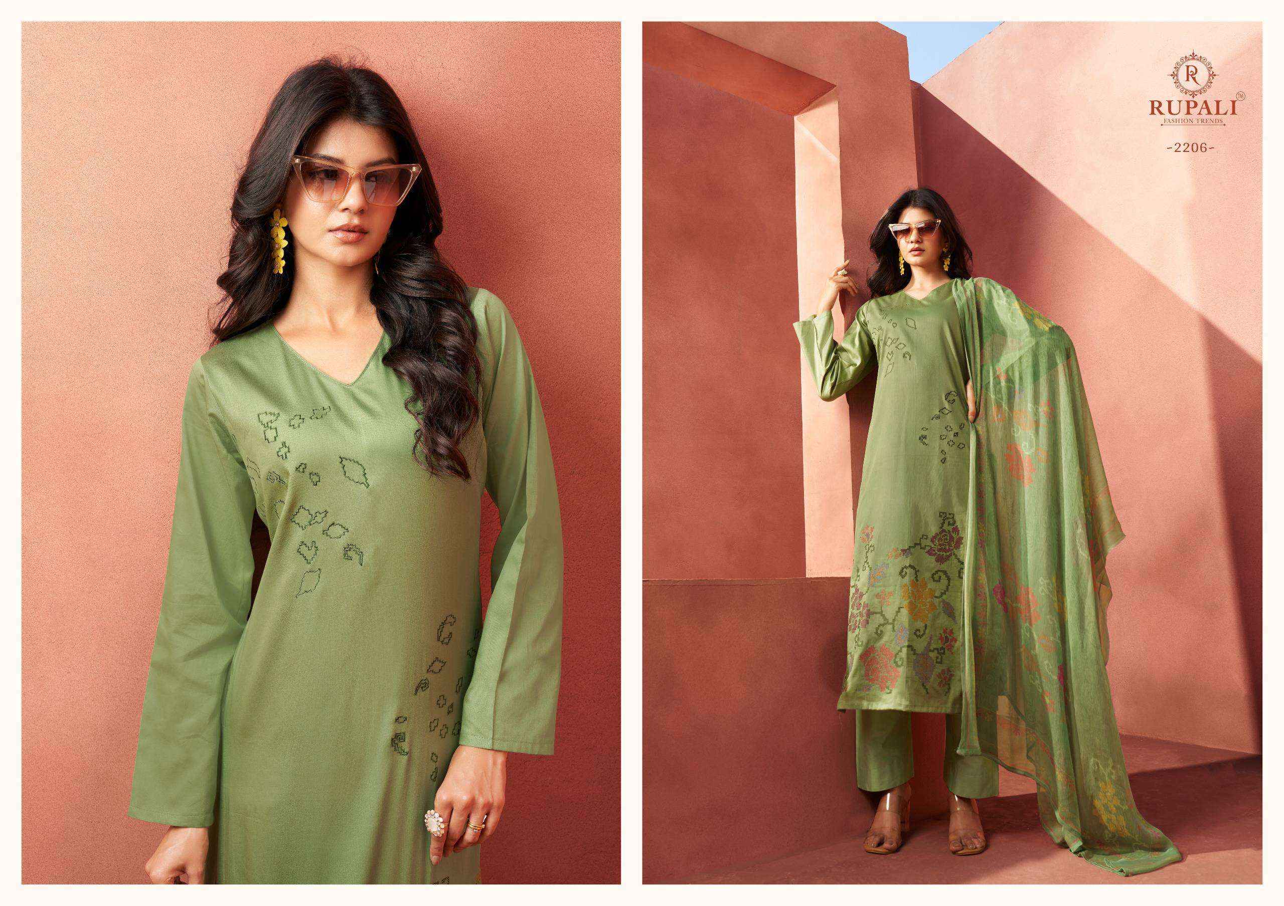 Rupali Fashion Grache Fancy Jam Satin Ladies Suit Salwar Kameez Wholesale price ( 6 Pcs Catalog )