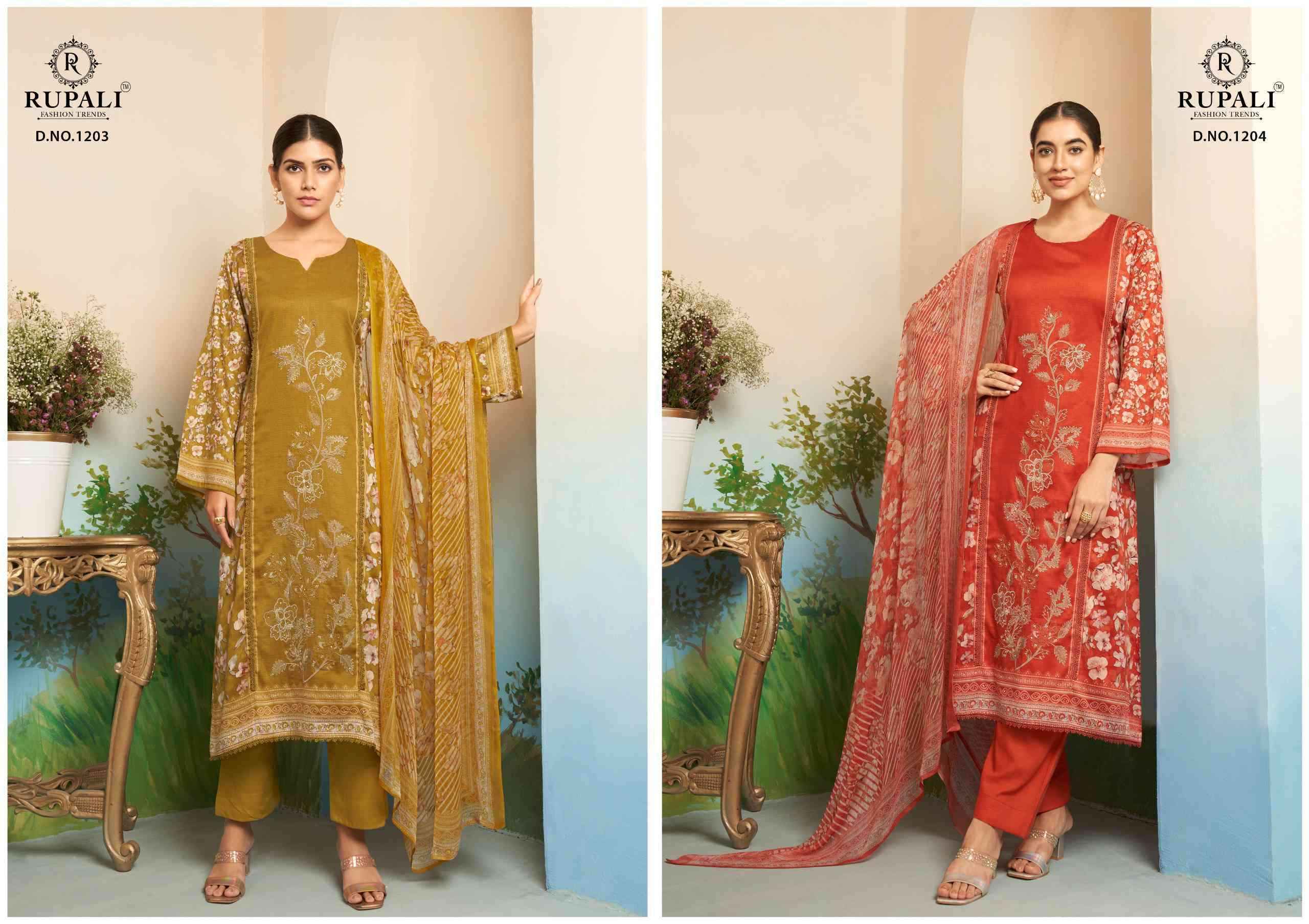 Rupali Fashion Gulbagh Pure Jam Satin Fancy Suit Salwar Kameez Wholesale Price ( 4 Pcs Catalog )