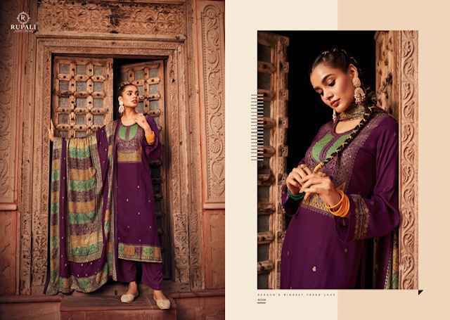 Rupali Fashion Sadgi Suits Latest catalog Wholesale supplier Surat ( 6 pcs Catalogue )