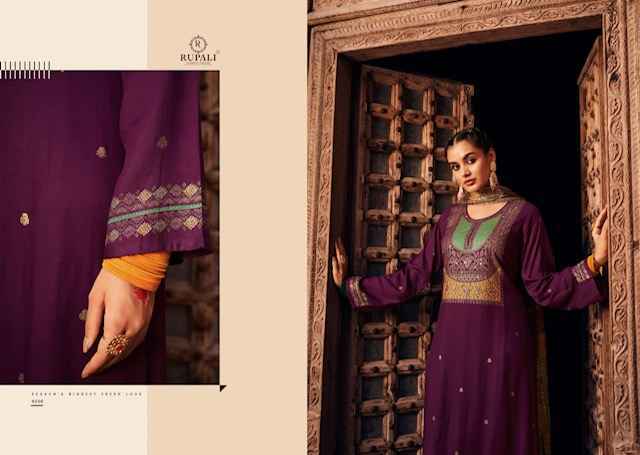 Rupali Fashion Sadgi Suits Latest catalog Wholesale supplier Surat ( 6 pcs Catalogue )