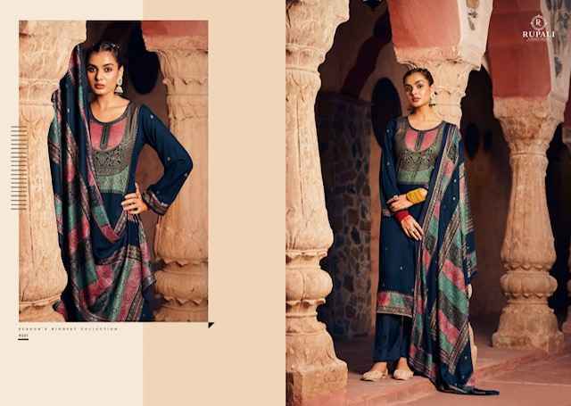 Rupali Fashion Sadgi Suits Latest catalog Wholesale supplier Surat ( 6 pcs Catalogue )
