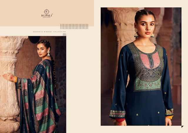 Rupali Fashion Sadgi Suits Latest catalog Wholesale supplier Surat ( 6 pcs Catalogue )
