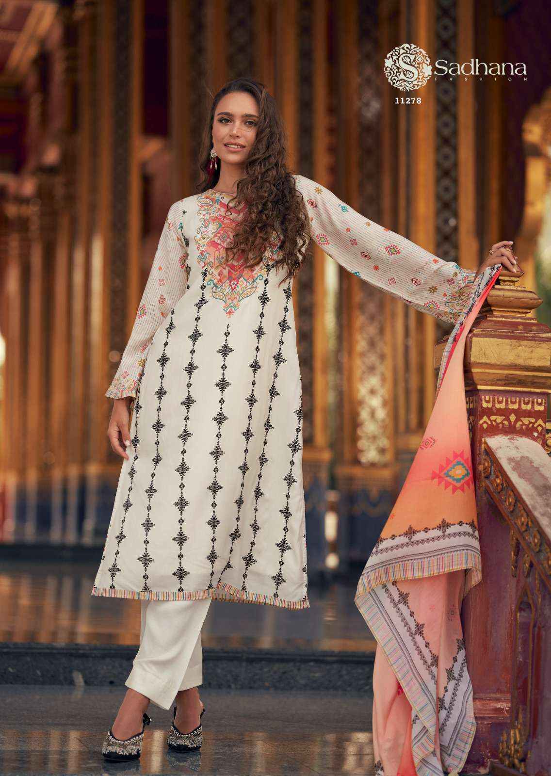 Sadhana Fashion Himani Wholesale Pure Muslin Silk Dress Material ( 6 Pcs Catalogue )
