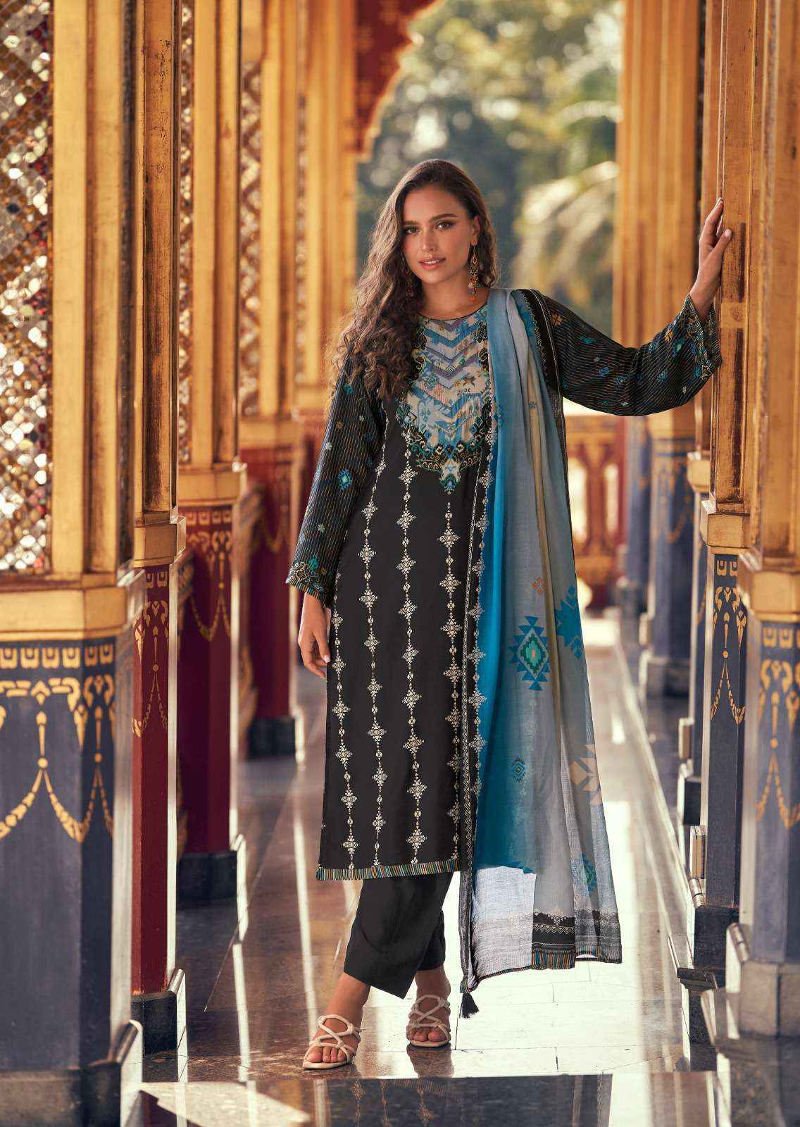 Sadhana Fashion Himani Wholesale Pure Muslin Silk Dress Material ( 6 Pcs Catalogue )