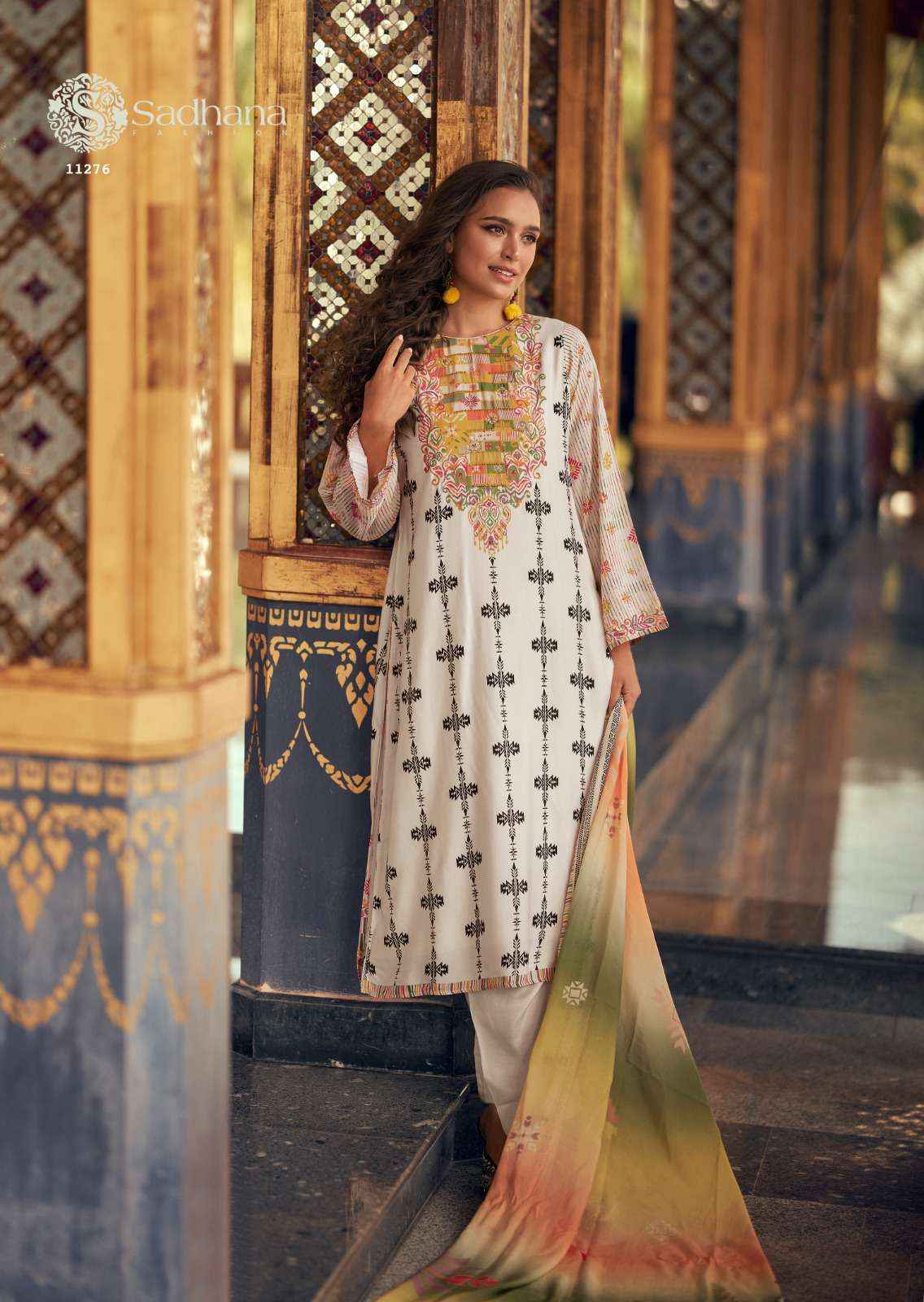 Sadhana Fashion Himani Wholesale Pure Muslin Silk Dress Material ( 6 Pcs Catalogue )