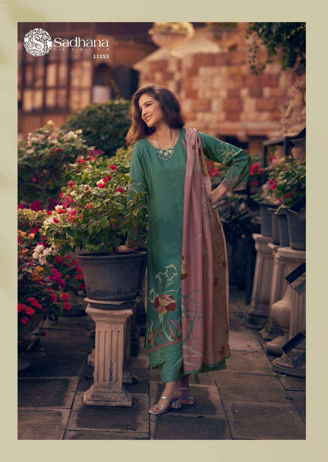 Sadhana Fashion Zariya Wholesale Price Latest Catalog ( 6 Pcs Catalog )