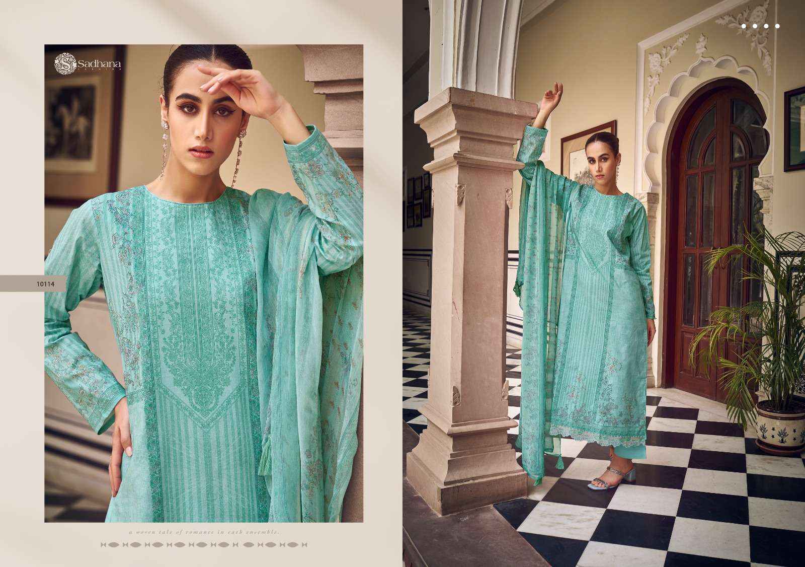 Sadhana Zaira Elegant ladies Cotton Suit Salwar Kameez Wholesale Price ( 8 Pcs Catalog )