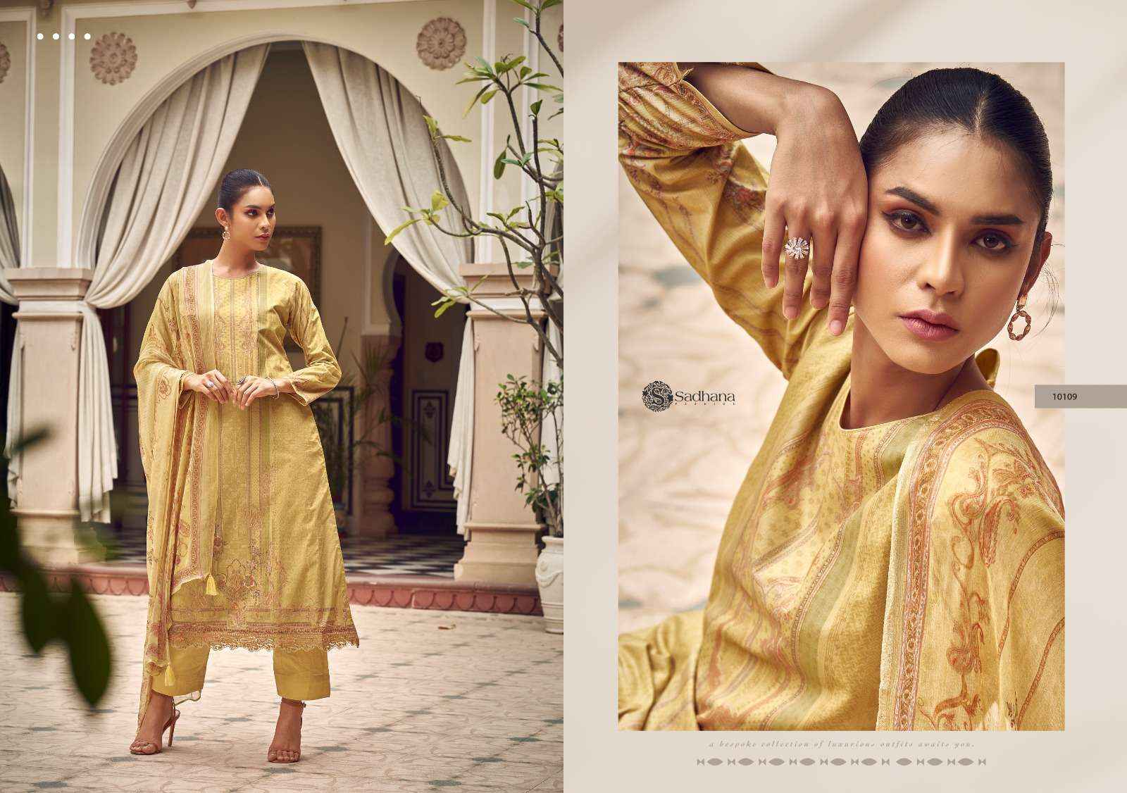 Sadhana Zaira Elegant ladies Cotton Suit Salwar Kameez Wholesale Price ( 8 Pcs Catalog )