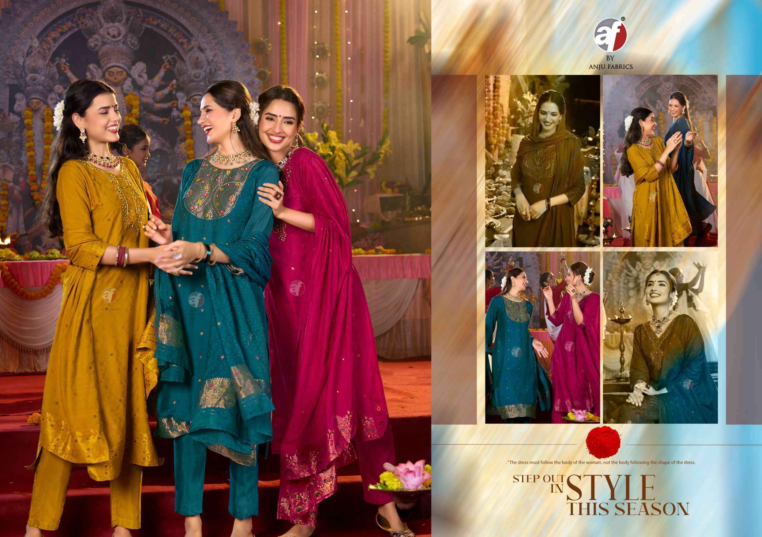 Sayuri Rang Rasiya 5656 And 5657 Colors Partywear Gown Wholesale Price ( 4 Pcs Catalog )