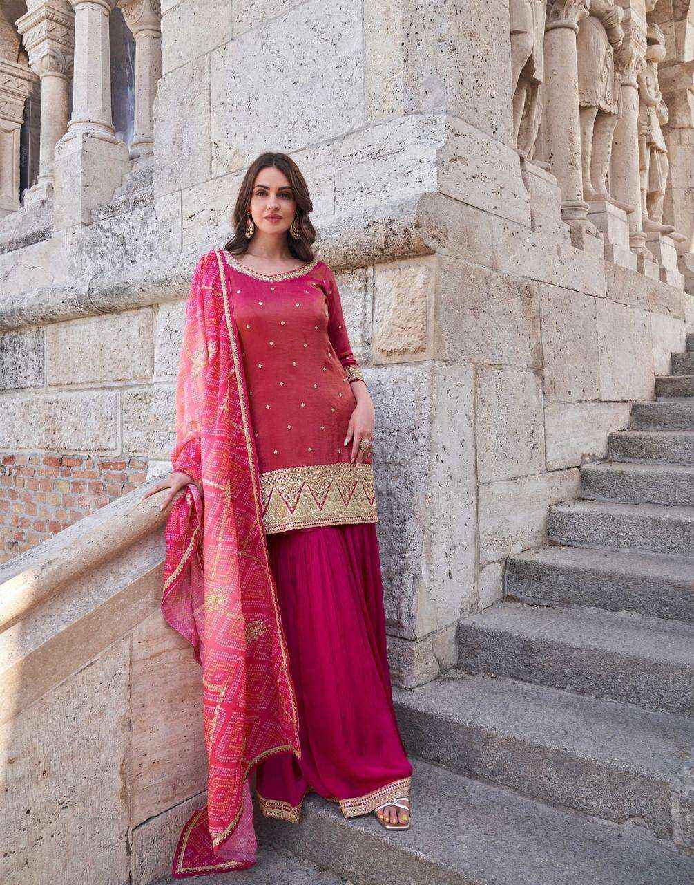 Sayuri Sakhi Nx 5646 To 5648 Designer Palazzo Style Suit Latest Dress Material Wholesale Price ( 3 Pcs Catalog )