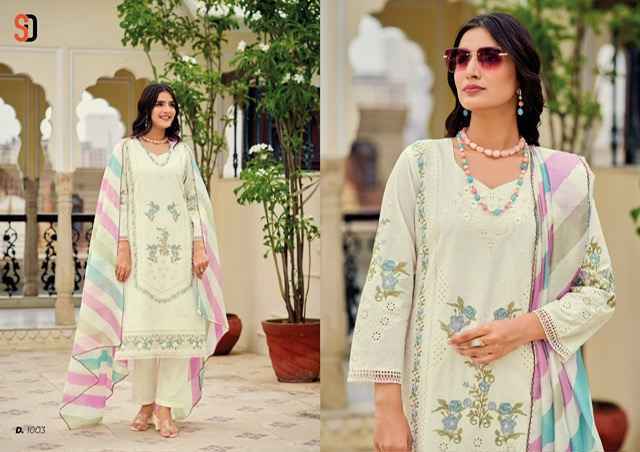 Shraddha Designer Mariya Wholesale Cotton Salwar Kameez ( 4 pcs Catalogue )