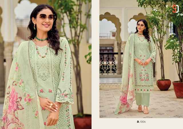Shraddha Designer Mariya Wholesale Cotton Salwar Kameez ( 4 pcs Catalogue )