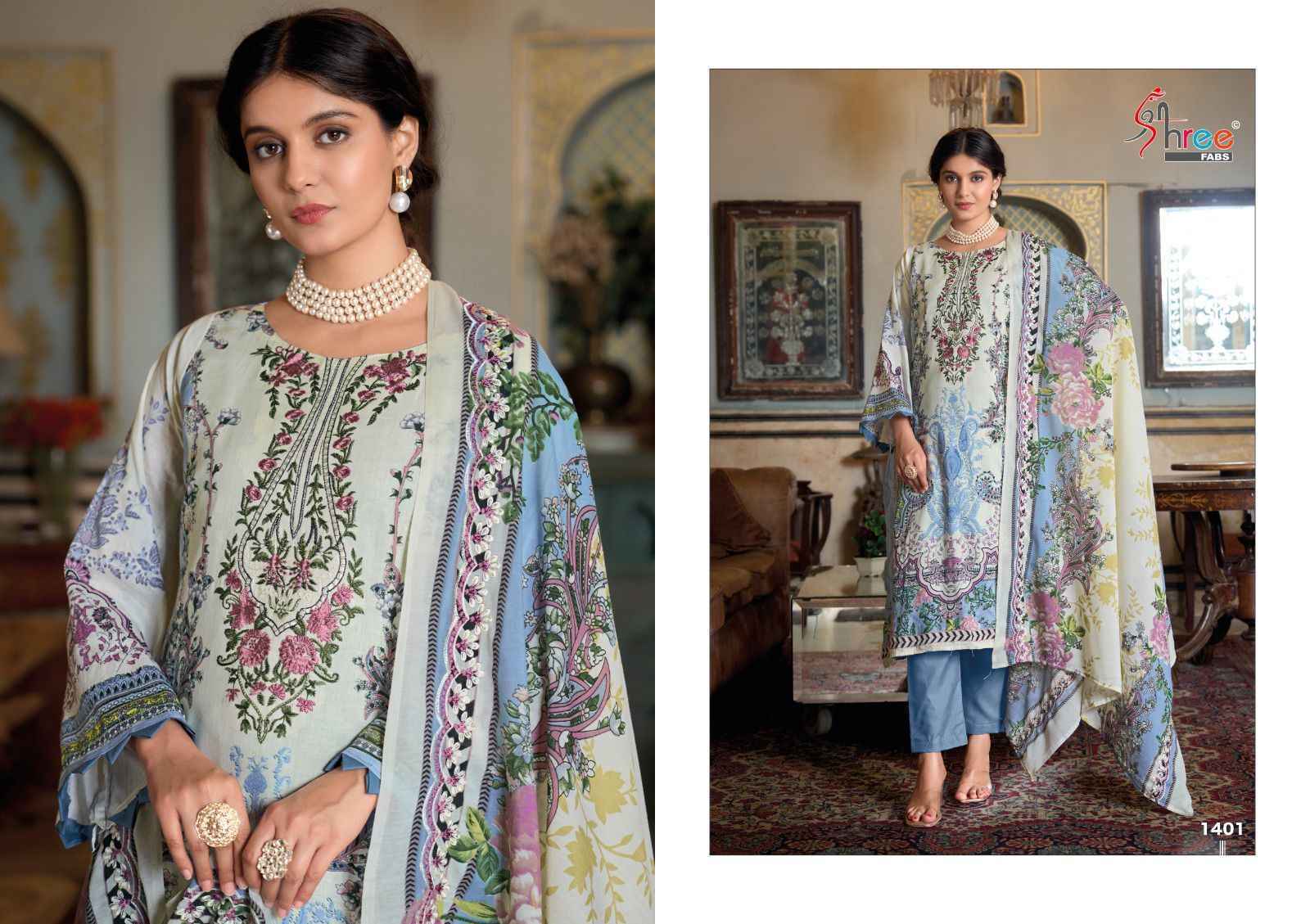 Shree Fabs Gujarish Vol 14 Nx Cotton Salwar Kameez Wholesale Price ( 4 Pcs Catalog )