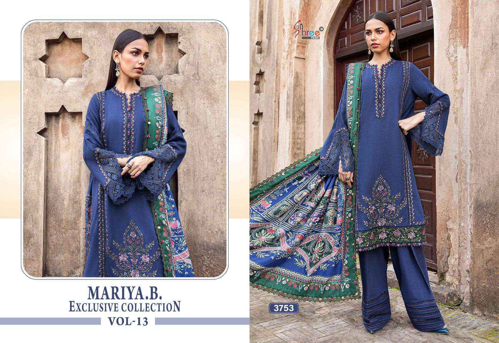 Shree Fabs Maria B Exclusive Collection Vol 13 Dress Material ( 6 pcs Catalogue )